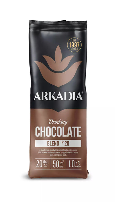 Arkadia Drinking Chocolate (20% cocoa), Cappuccino Topping 1kg